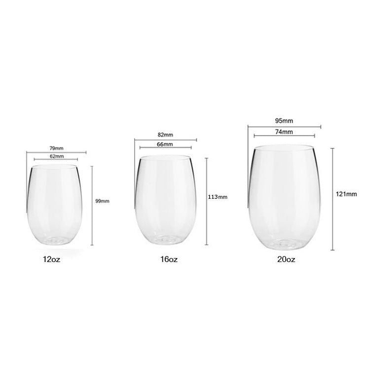 Wholesale Colorful Plastic Wine Glasses and Cups