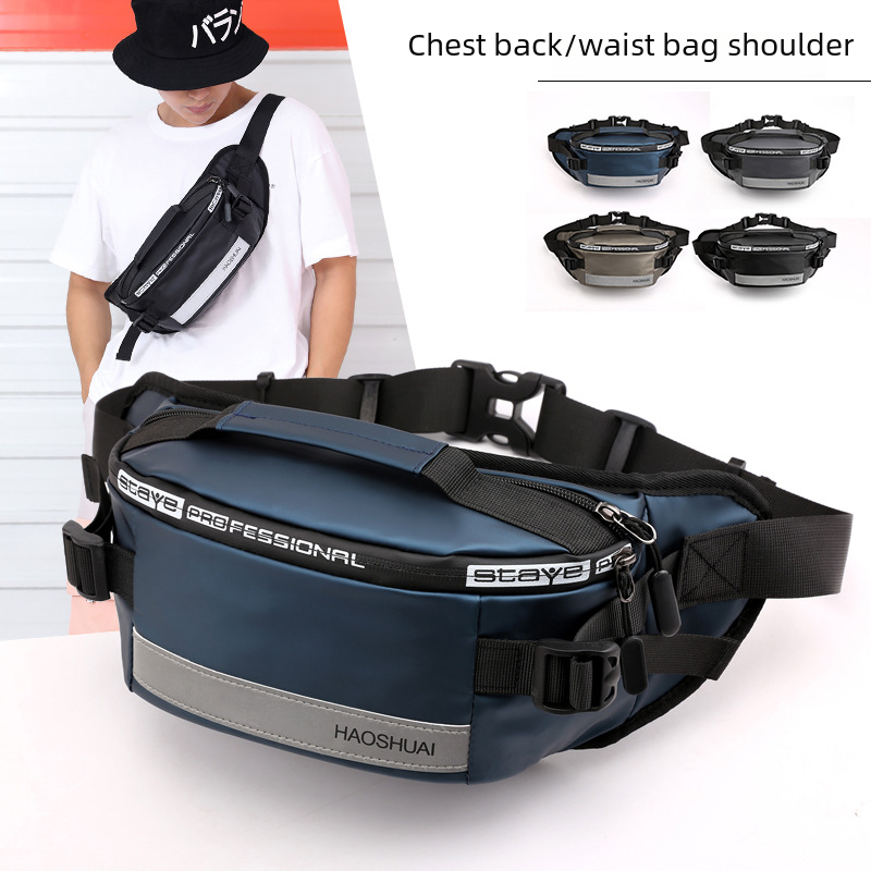 New Stylish Outdoor Running Waist Bag with Reflective Strips