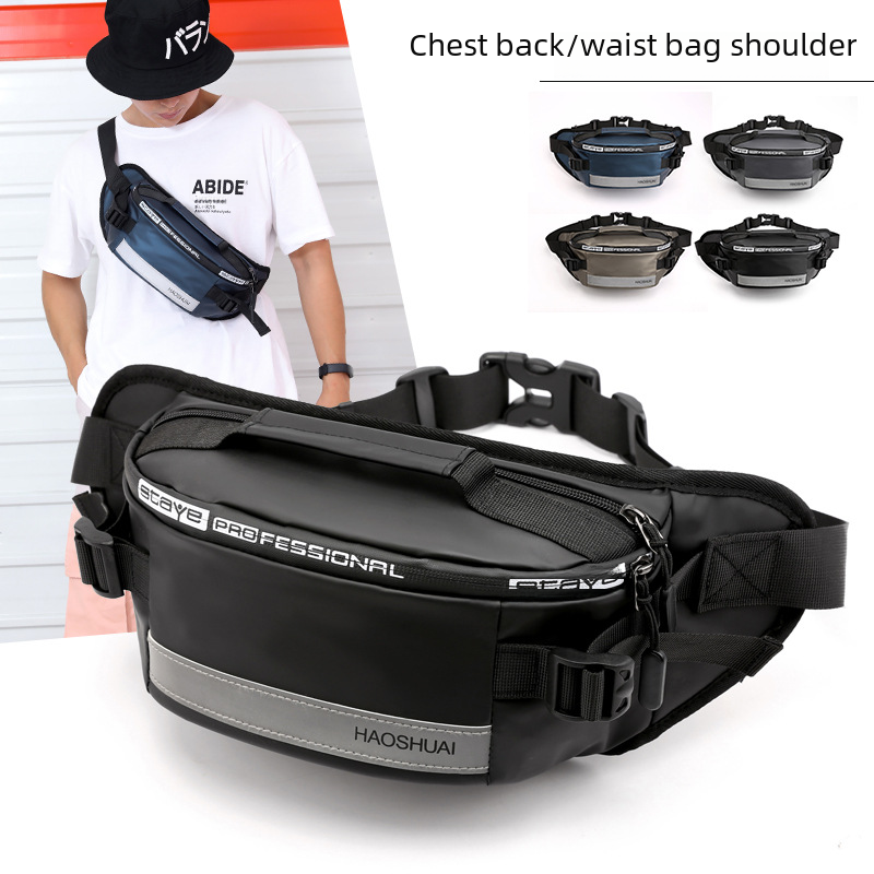 New Stylish Outdoor Running Waist Bag with Reflective Strips